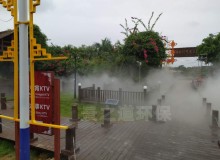 南宁康佳龙生态农庄喷雾造景案例