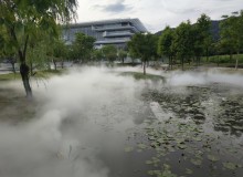 温州肯恩大学雾森造景:科技与自然的诗意共舞