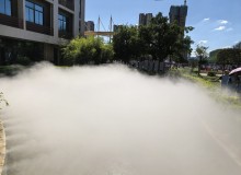 民族高级中学雾境生花:校园生态景观的科技诗篇