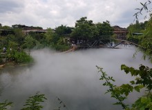 休闲生态园喷雾造景系统