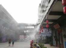夏季很多领域都应用上喷雾降温系统
