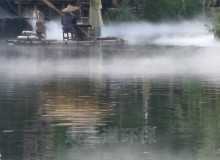 长沙湘江里老渔村~农家乐餐厅喷雾造景案例
