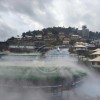 四川九皇山景区喷雾造景，景观造景系统案例呈现