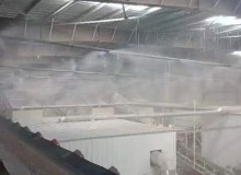 装卸料区微米级干雾抑尘系统,提升工作高效环保